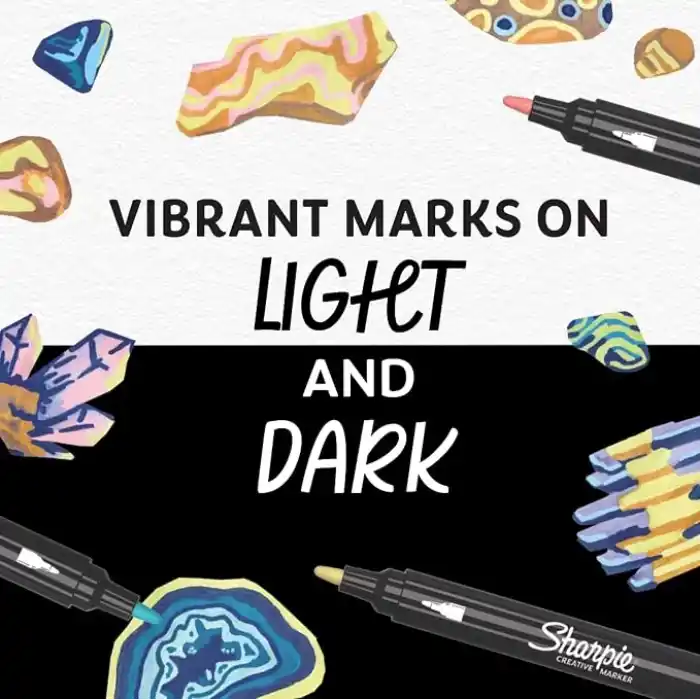 SHARPIE Yaratıcı Marker Akrilik Boya Kalemleri | Toprak Tonları | Su Bazlı Boya Kalemleri | Kan dolaşımı Yok | Çoğu Yüzey Üzerine Yazar | Küre Uçlu | Çeşitli Renkler | 5li Paket