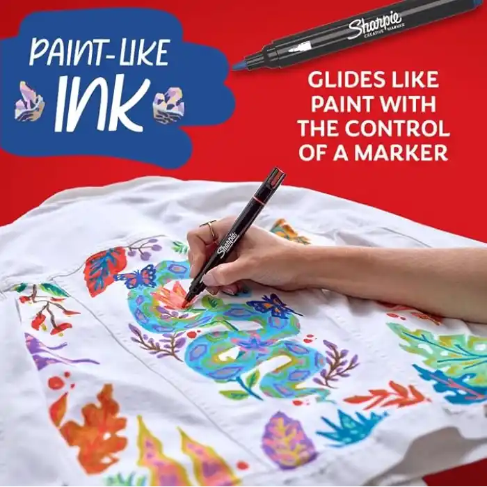 SHARPIE Yaratıcı Marker Akrilik Boya Kalemleri | Toprak Tonları | Su Bazlı Boya Kalemleri | Kan dolaşımı Yok | Çoğu Yüzey Üzerine Yazar | Küre Uçlu | Çeşitli Renkler | 5li Paket