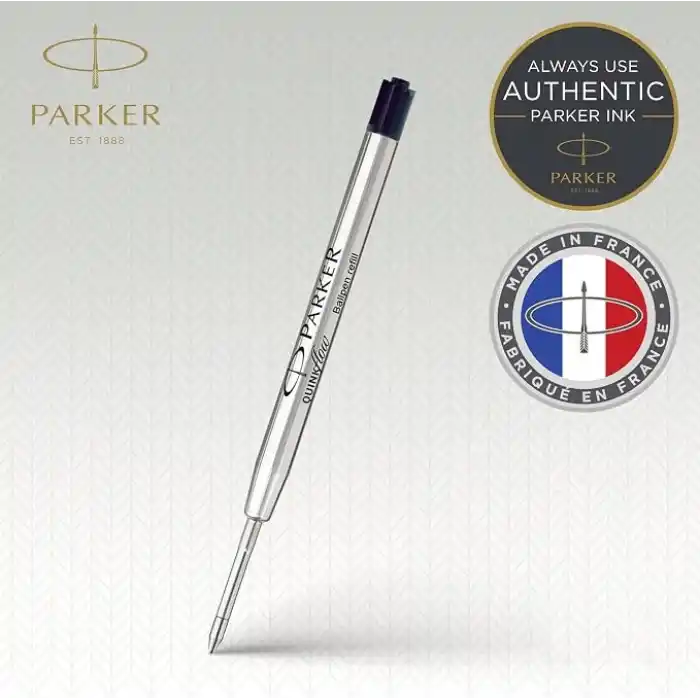 Parker 1950371 Quinkflow Tükenmez Kalem Yedeği, Orta Kalınlıkta Uç, Mavi