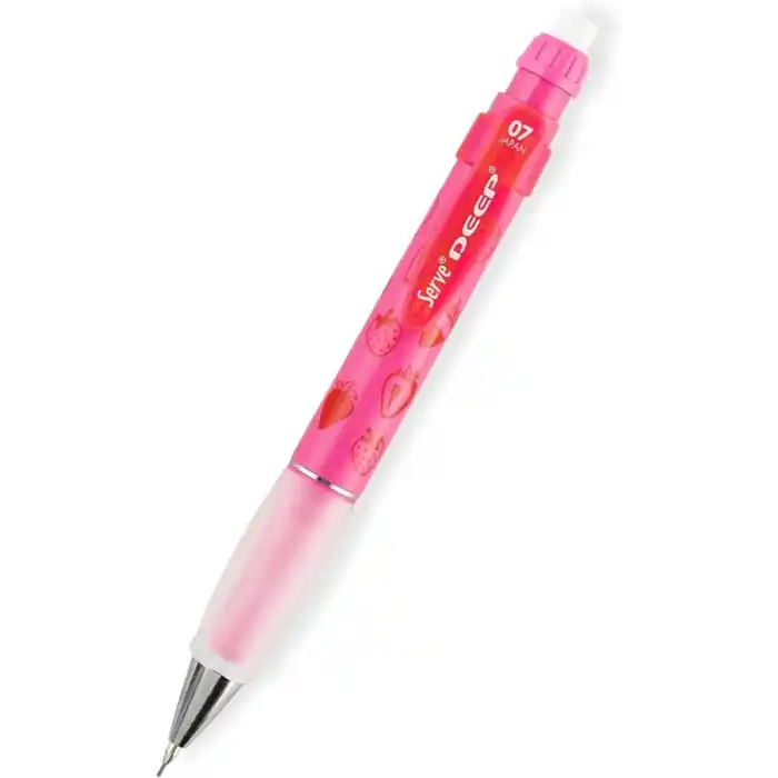 SERVE DEEP MEKANIK KURSUN KALEM 07MM FOS PEMBE CİLEK