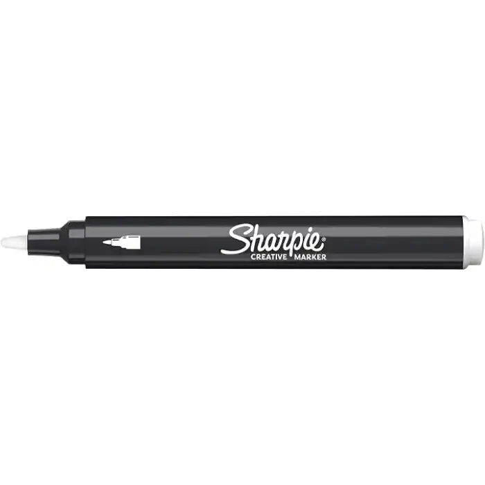 SHARPIE Akrilik markör, Yuvarlak uç, Beyaz