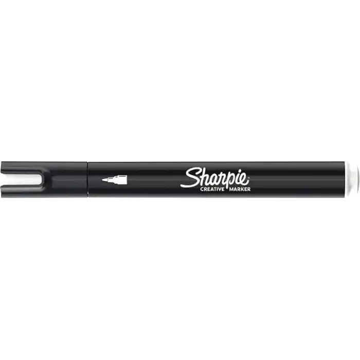 SHARPIE Akrilik markör, Yuvarlak uç, Beyaz