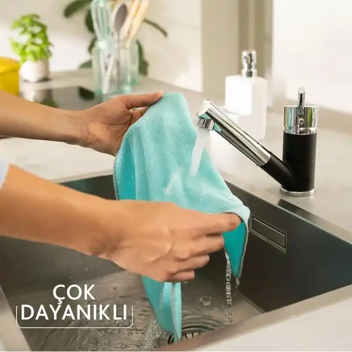 Vileda Pro Clean Aktif Enzimli Mikrofiber Temizlik Bezi, 3’lü Paket