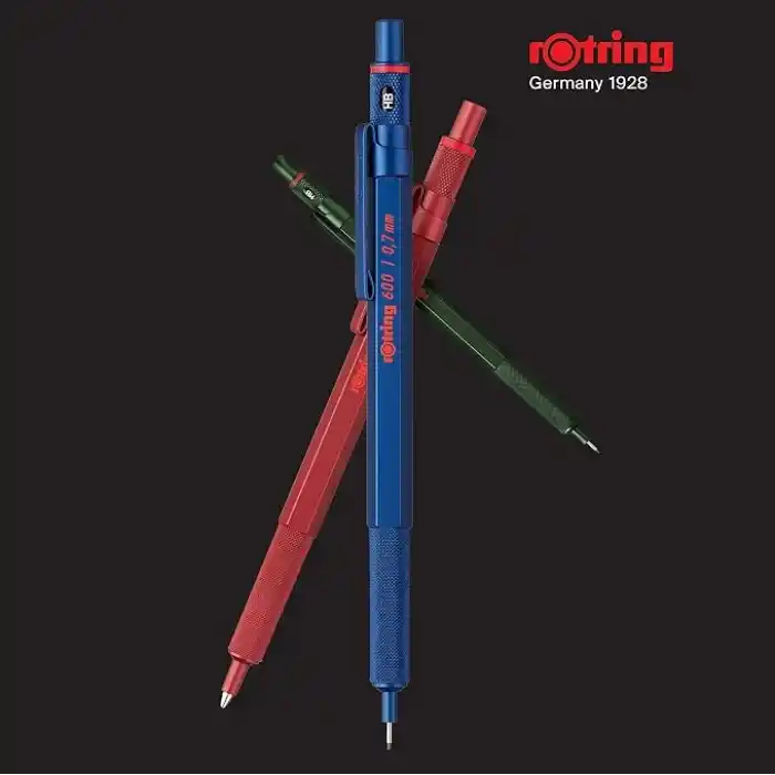 Rotring 600 İnce Uçlu Kalem Metalik Mavi 0.7 mm