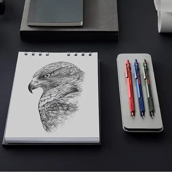 Rotring 600 İnce Uçlu Kalem Metalik Mavi 0.7 mm