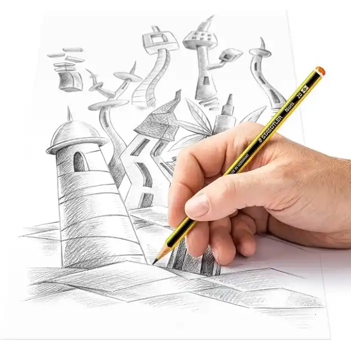 Staedtler 120-0 Noris 2B Kurşunkalem (5 Adet) & 13144-23LN & Kırmızı Kopya Kalemi