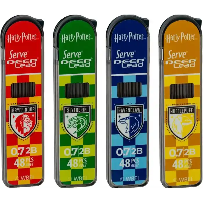 SERVE DEEP MEKANIK KALEM UCU 0.7MM 2B - HARRY POTTER DAMALI 4LU SET