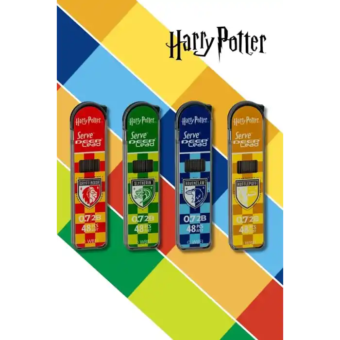 SERVE DEEP MEKANIK KALEM UCU 0.7MM 2B - HARRY POTTER DAMALI 4LU SET