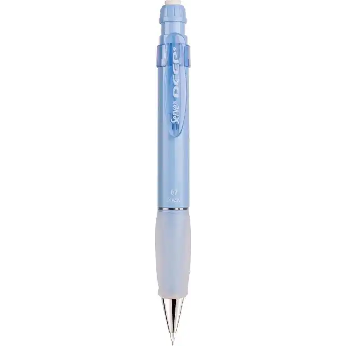Serve Deep Versatil Kalem, Silgi ve Kalem Ucu 0,7mm 3lü Set - Gök Mavi