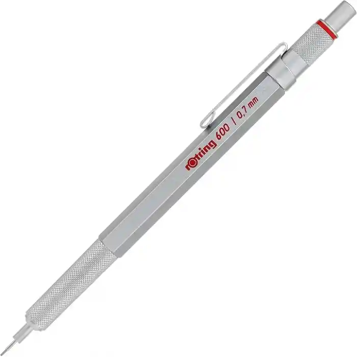 Rotring 600 Mekanik Kurşun Kalem 1904444 Krom,0.7 mm