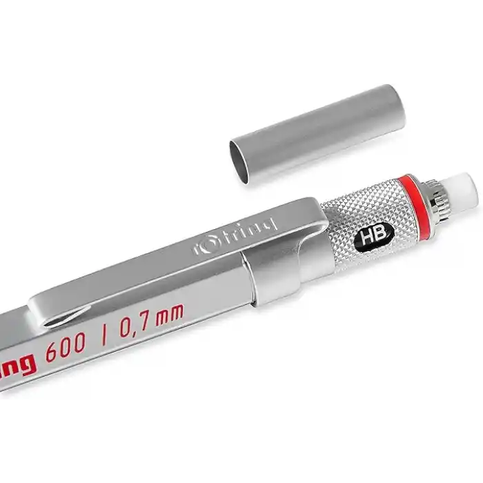 Rotring 600 Mekanik Kurşun Kalem 1904444 Krom,0.7 mm