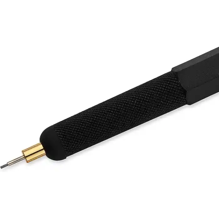Rotring 800+ İki Fonksiyonlu Mekanik Gizli Uçlu Kurşun Kalem Siyah,0.5 mm