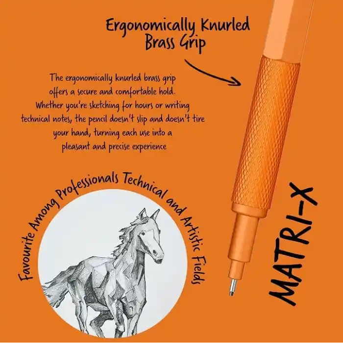 Scrikss Office Matri-X Versatil 0.5 Mm Turuncu Şeffaf Amb.