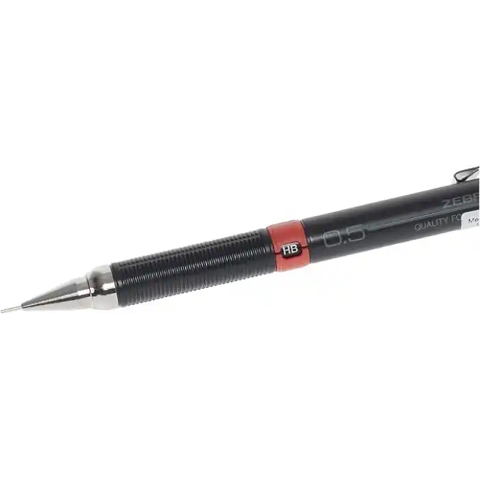 Zebra DRF-0.5 Zebra Drafix Mekanik Kurşun Kalem, Si̇yah-Kırmızı, 0.5 mm