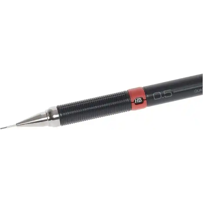 Zebra DRF-0.5 Zebra Drafix Mekanik Kurşun Kalem, Si̇yah-Kırmızı, 0.5 mm