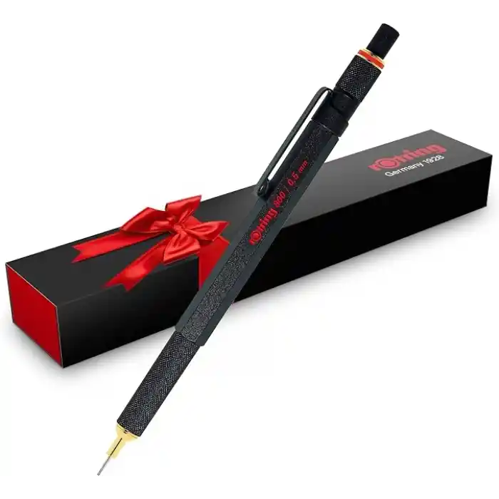 Rotring 800 Mekanik Kurşun Kalem 1904447 Siyah,0.5 mm