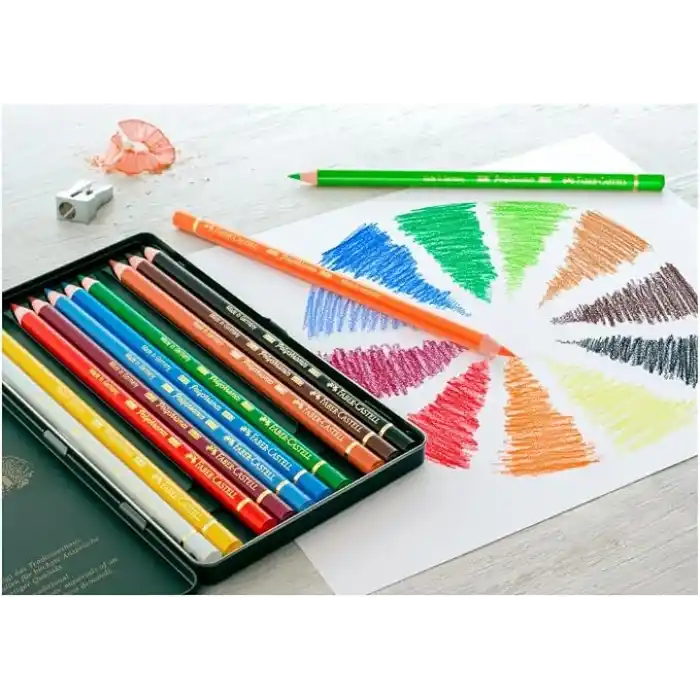 Faber-Castell Polychromos Kuru Boya Kalemi, 12 Renk