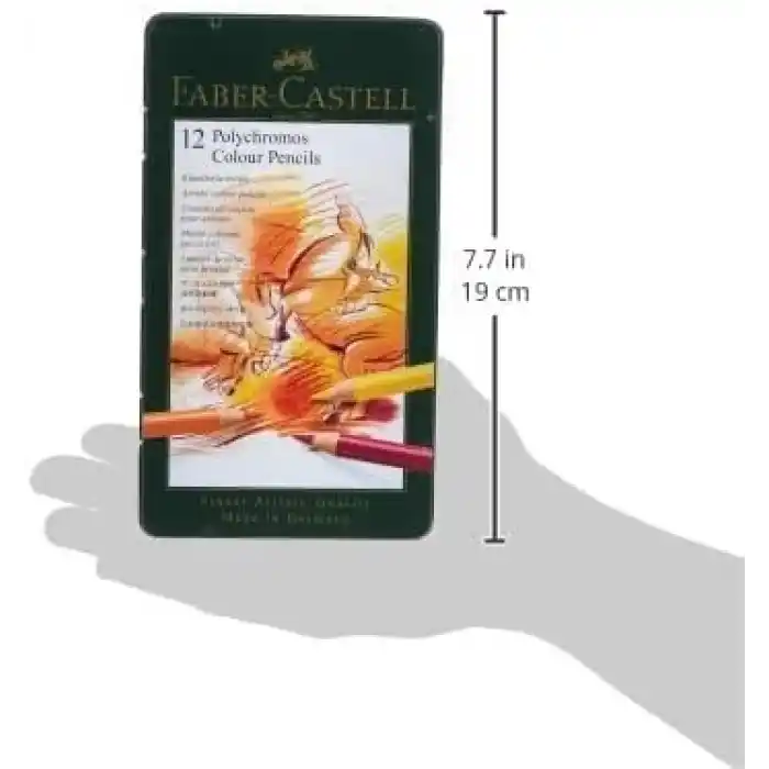 Faber-Castell Polychromos Kuru Boya Kalemi, 12 Renk