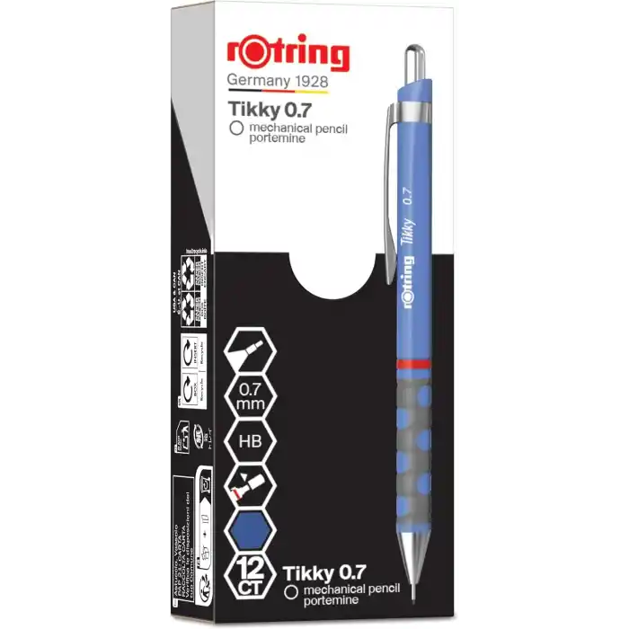 rOtring TIKKY Mekanik Kurşun Kalem, Menekşe Mavi 0.7 mm