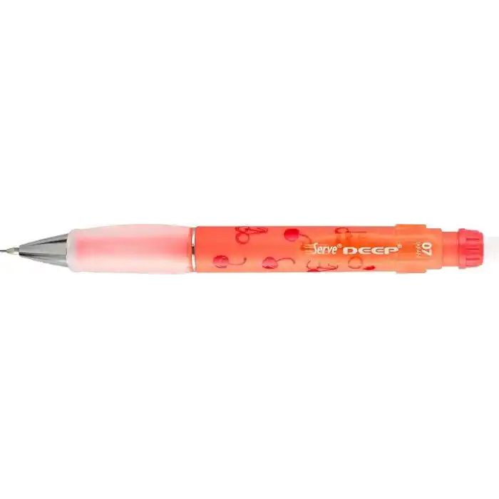SERVE DEEP MEKANIK KURSUN KALEM 07MM FOS KIRMIZI KİRAZ