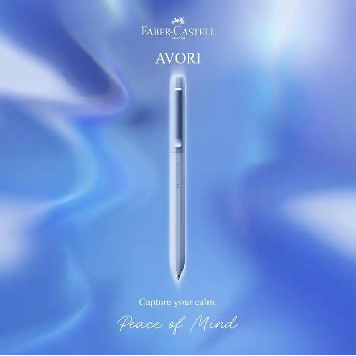FABER-CASTELL Avori Tükenmez Kalem, Artic Blue