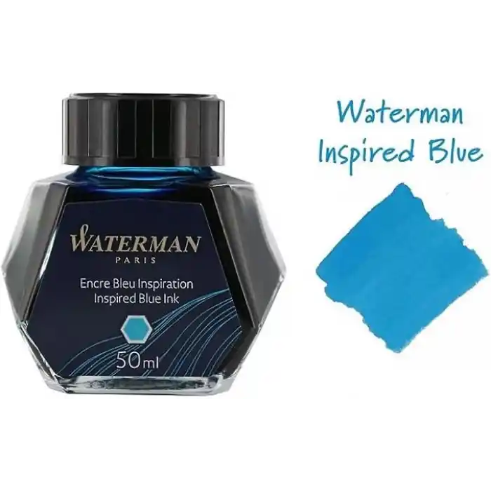 Waterman Şişe Mürekkep 50 ml, Deniz Mavi - S0110810