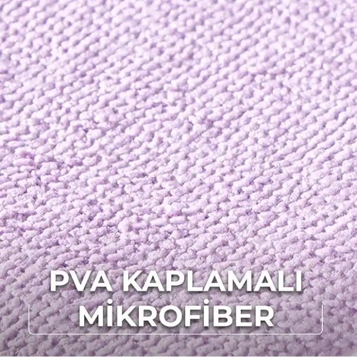 Vileda Actifibre Pro Kitchen Mikrofiber Bez, PVA Kaplama, İz Bırakmayan Tasarım