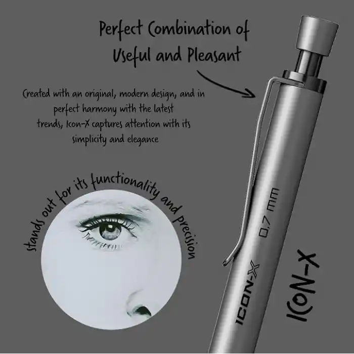Scrikss Office Icon-X Metal Versatil 0.7 Mm Antrasit