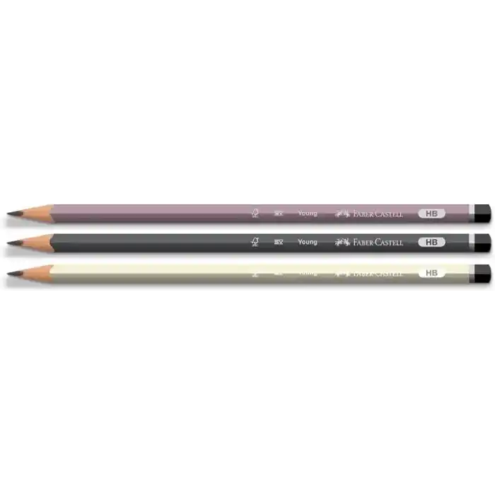 FABER-CASTELL Young Mercanlı KK HB Üçg 6lı (FSC), Kurşun Kalem