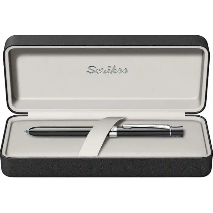 Scrikss Trio 93 Multifonksiyon Tükenmez Kalem Siyah