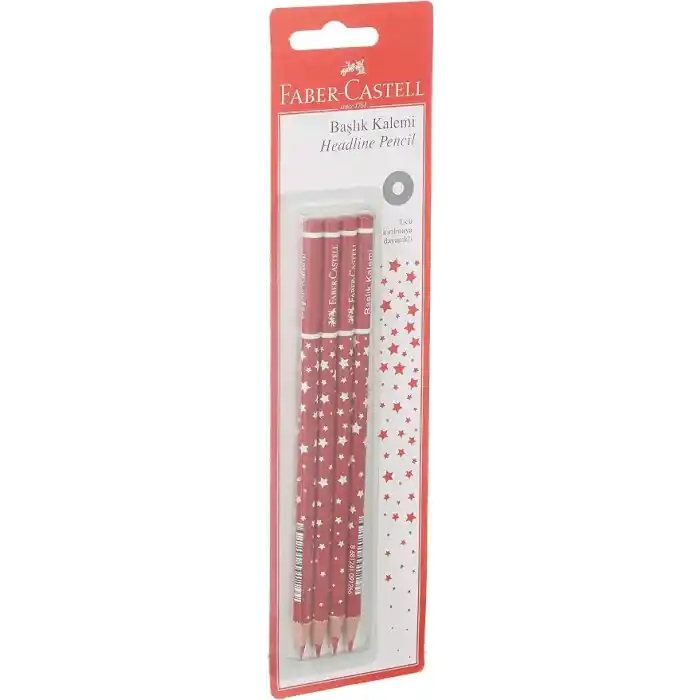 Faber-Castell Başlık Kalemi Yıldız Kırmızı
