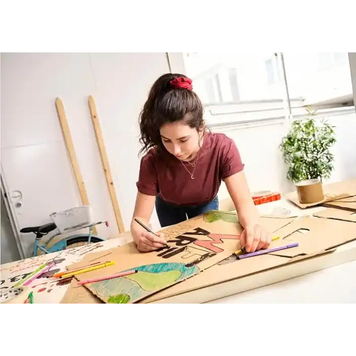 STABILO Pen 68 - Keçe Uçlu Boya Kalemi - 8li Paket - Pastel Renkler