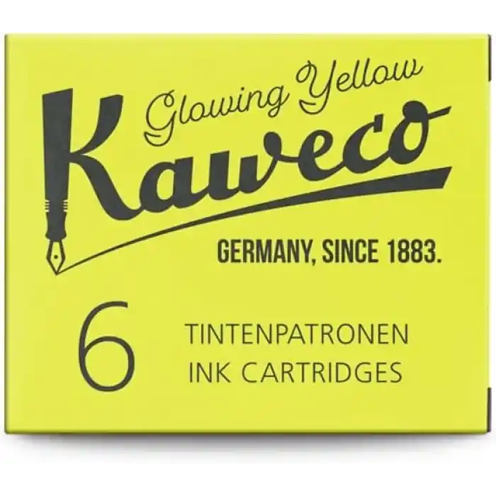 Kaweco 10001220 Neon Sarı 6lıkartuş
