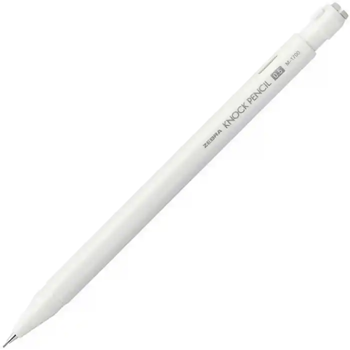 Zebra Knock Mechanical Pencil • 0,5 mm • Beyaz [M-1700]