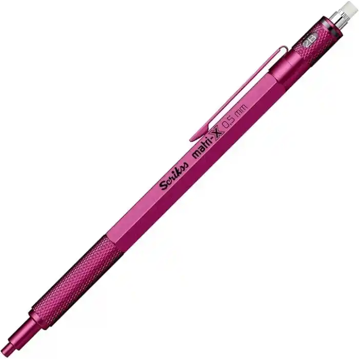 Scrikss Office Matri-X Versatil 0.5 Mm Metalik Pembe Şeffaf Amb.