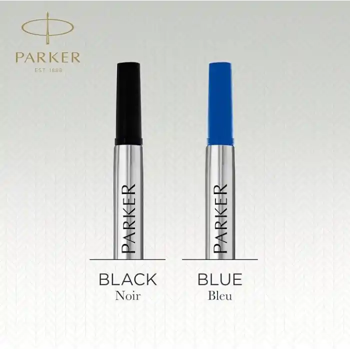 Parker 1950323 Tükenmez Kalem Yedeği, Orta Kalınlıkta Uç, Siyah, Siyah