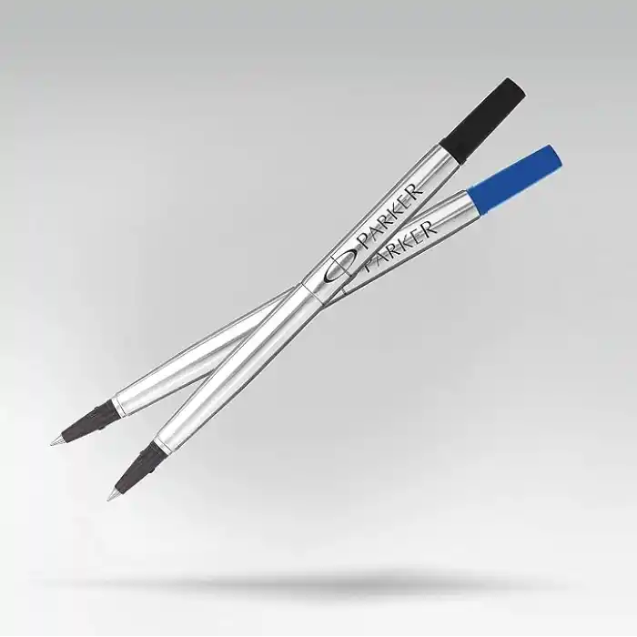 Parker 1950323 Tükenmez Kalem Yedeği, Orta Kalınlıkta Uç, Siyah, Siyah