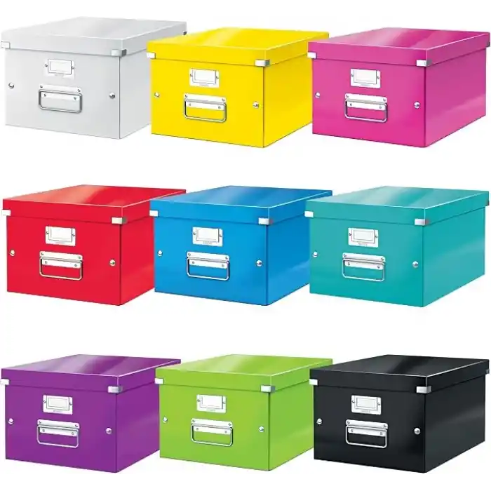 Leitz 60440095 orta boy saklama ve taşıma kutusu (A4, Click ve Store için) siyah