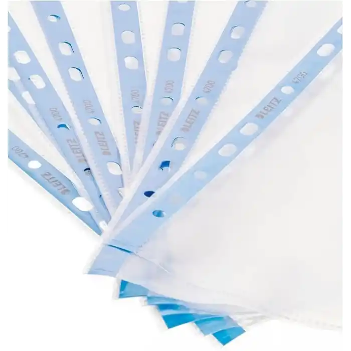 Leitz 47001035 Poşet Dosya Kristal, 100 adet, Şeffaf