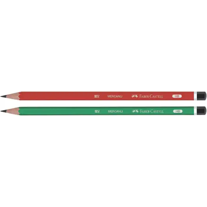 Faber-Castell HB-2B 12li Kurşun Kalem Seti,Mercanlı, Şövalye,Başlık Kalemi,Sevimli Dostlar Temalı