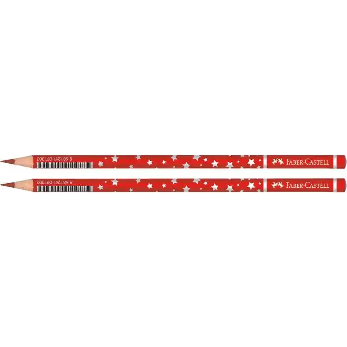 Faber-Castell HB-2B 12li Kurşun Kalem Seti,Mercanlı, Şövalye,Başlık Kalemi,Sevimli Dostlar Temalı