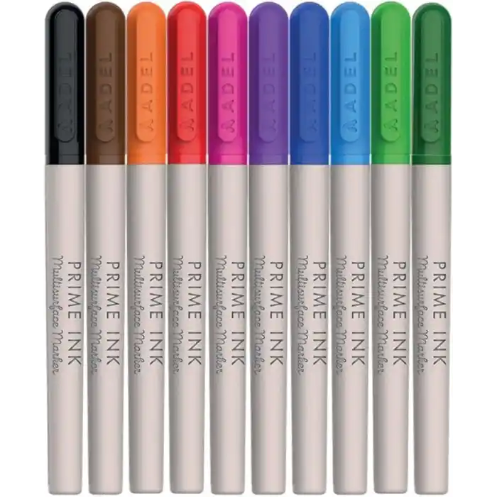 ADEL Prime Ink Multisurface 10lu Klasik Markör