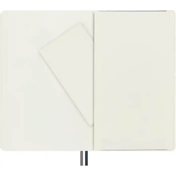 Moleskine Çizgili Kalın Safir Mavi Defter L Boy Yumuşak Kapak (Expanded)