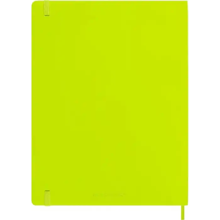 Moleskine Çizgili Limon Yeşili Defter XL Boy Yumuşak Kapak