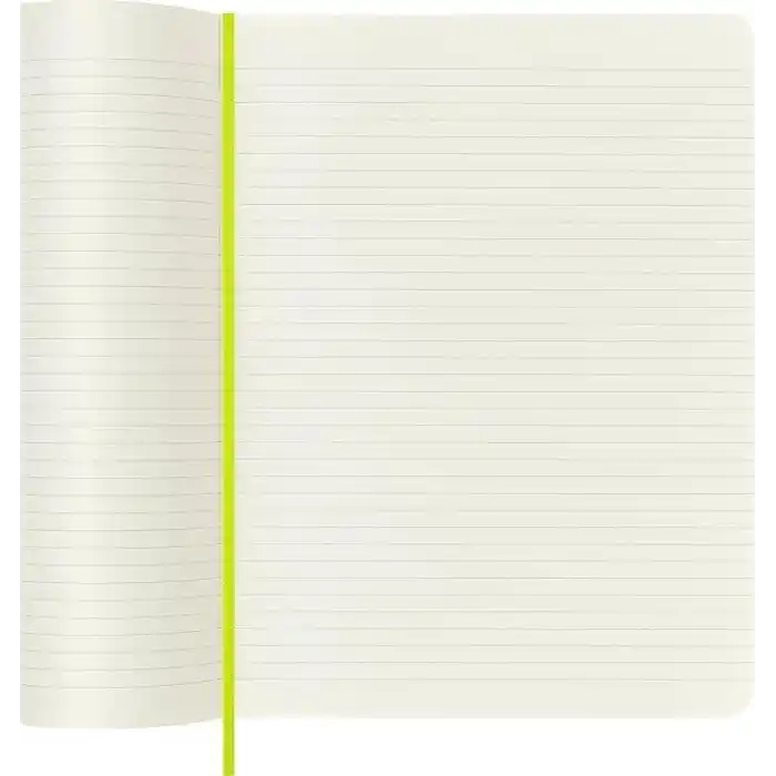 Moleskine Çizgili Limon Yeşili Defter XL Boy Yumuşak Kapak