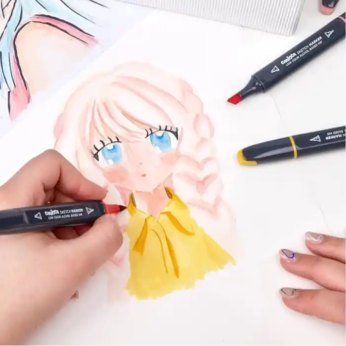 Carioca Plus Sketch Marker Çift Tarafli Çizim Kalemi 10 Renk