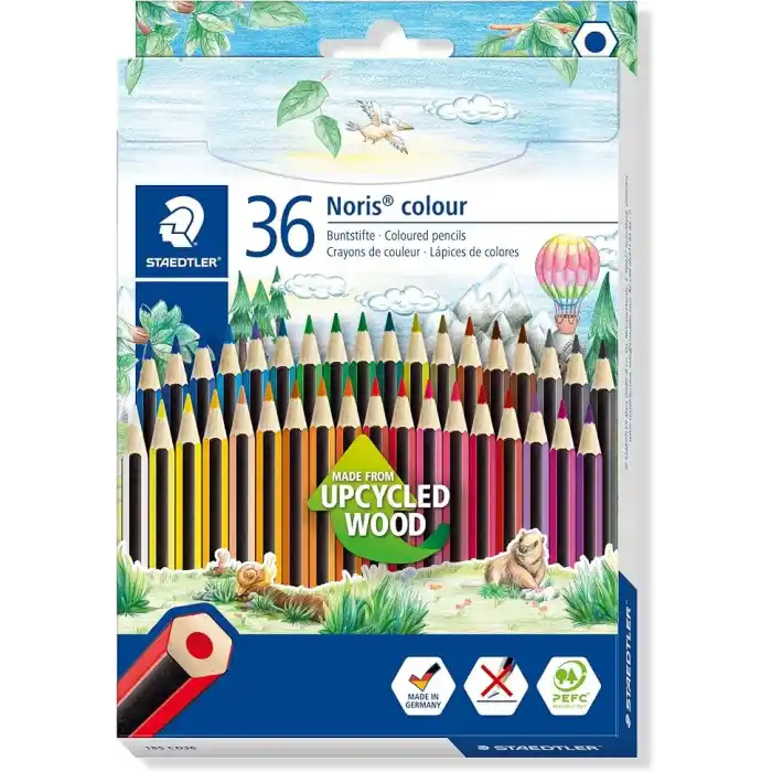 Staedtler 185 Cd36 Noris Kuru Boya Kalemi 36lı