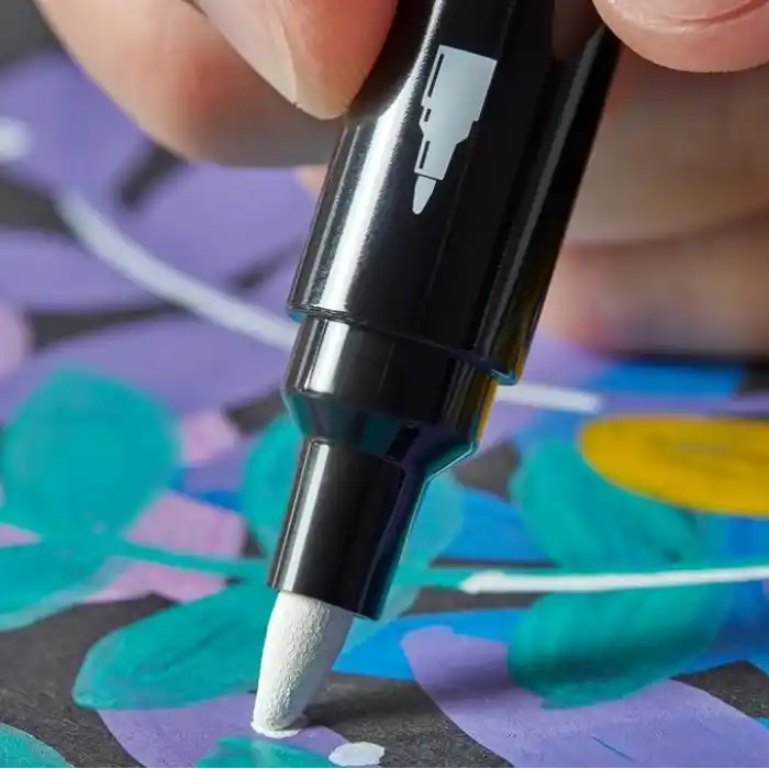 SHARPIE Akrilik markör, Yuvarlak uç, Açık gri