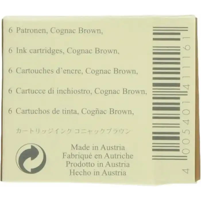 Graf von Faber-Castell Dolma Kalem Kartuşu 6lı Konyak