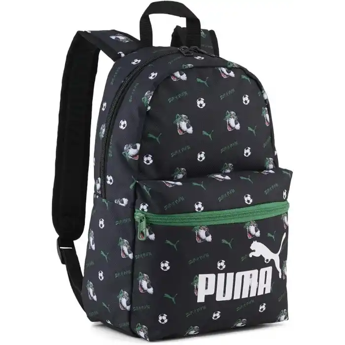 PUMA PHASE SUPER PUMA S BP Unisex Çocuk Sırt Çantası Black-Super AOP Tek Beden